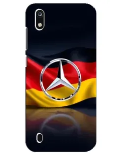 Чехол для ZTE Blade A7 (2019) с картинкой «Mercedes — флаг Германии»