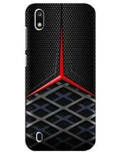Чехол для ZTE Blade A7 (2019) с картинкой «Mercedes Carbon Grid»