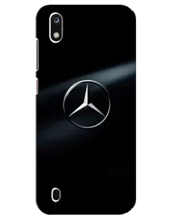 Чехол для ZTE Blade A7 (2019) с картинкой «Mercedes на металле»