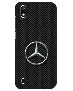 Чехол для ZTE Blade A7 (2019) с картинкой «Карбоновый Mercedes стиль»
