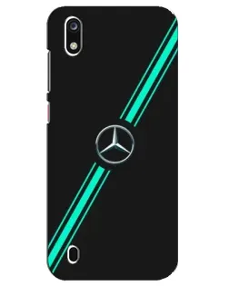 Чехол для ZTE Blade A7 (2019) с картинкой «Спортивные линии Mercedes»