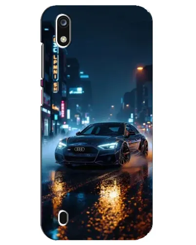 Чехол для ZTE Blade A7 (2019) с картинкой «Ночной город и Audi» Чехол для ZTE Blade A7 (2019) с картинкой «Ночной город и Audi»