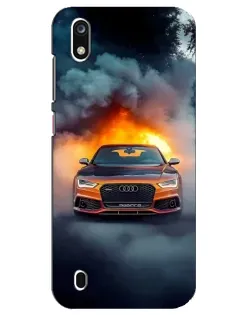 Чехол для ZTE Blade A7 (2019) с картинкой «Audi в огненном дыму» Чехол для ZTE Blade A7 (2019) с картинкой «Audi в огненном дыму»