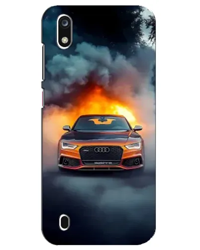 Чехол для ZTE Blade A7 (2019) с картинкой «Audi в огненном дыму» Чехол для ZTE Blade A7 (2019) с картинкой «Audi в огненном дыму»