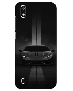 Чехол для ZTE Blade A7 (2019) с картинкой «Lamborghini симметрия дорог»