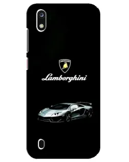Чехол для ZTE Blade A7 (2019) с картинкой «Логотип Lamborghini классика»