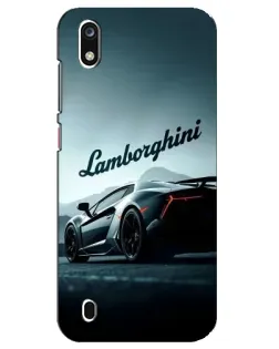Чехол для ZTE Blade A7 (2019) с картинкой «Классическая надпись Lamborghini»