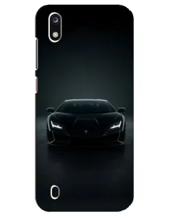 Чехол для ZTE Blade A7 (2019) с картинкой «Черный Lamborghini Aventador»
