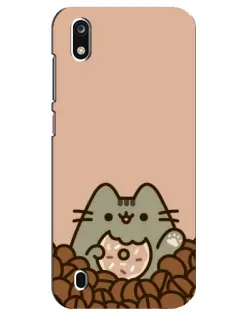 Чехол для ZTE Blade A7 (2019) с картинкой «Кофейный Пушин»