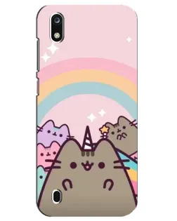 Чехол для ZTE Blade A7 (2019) с картинкой «Единорог Pusheen»