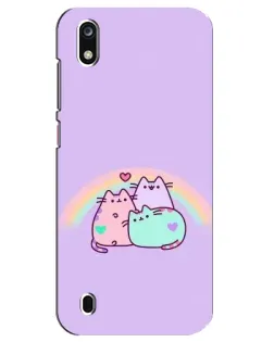 Чехол для ZTE Blade A7 (2019) с картинкой «Радужные Пушины»