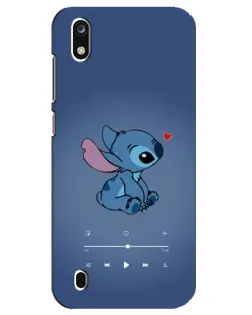 Чехол для ZTE Blade A7 (2019) с картинкой «Музыкальный Stitch»