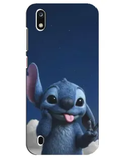 Чехол для ZTE Blade A7 (2019) с картинкой «Стич в облаках»