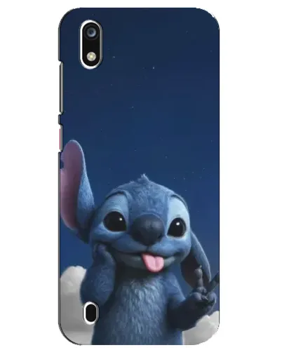 Чехол для ZTE Blade A7 (2019) с картинкой «Стич в облаках»