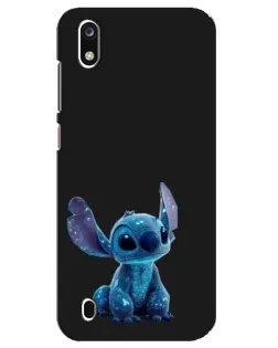 Чехол для ZTE Blade A7 (2019) с картинкой «Стич на черном»