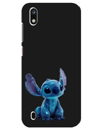 Чехол для ZTE Blade A7 (2019) с картинкой «Стич на черном»