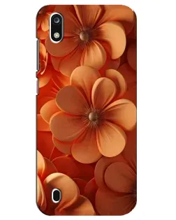 Чохол для ZTE Blade A7 (2019) з картинкою «Помаранчева макро квітка»