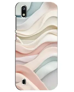 Чехол для ZTE Blade A7 (2019) с картинкой «Пастельные нежные волны»