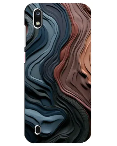Чехол для ZTE Blade A7 (2019) с картинкой «Цветные волны каньона»