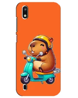 Чехол для ZTE Blade A7 (2019) с картинкой «Капибара на скутере» Чехол для ZTE Blade A7 (2019) с картинкой «Капибара на скутере»