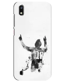 Чехол для ZTE Blade A7 (2019) с картинкой «Черно-белый силуэт Месси» Чехол для ZTE Blade A7 (2019) с картинкой «Черно-белый силуэт Месси»