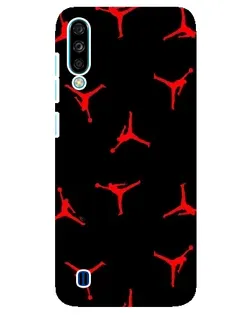 Чехол для ZTE Blade A7 (2020) с картинкой «Jordan Red Pattern»