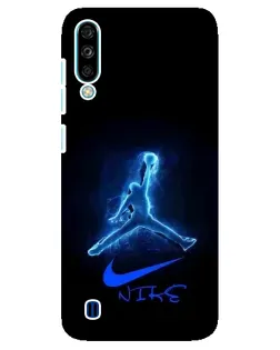 Чехол для ZTE Blade A7 (2020) с картинкой «Jordan Neon Blue»
