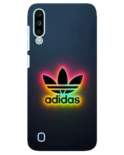 Чехол для ZTE Blade A7 (2020) с картинкой «Неоновый Adidas»