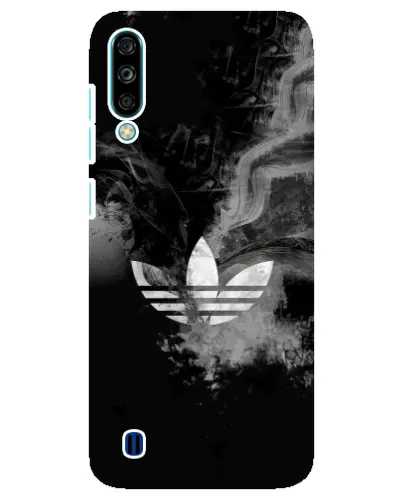 Чехол для ZTE Blade A7 (2020) с картинкой «Абстрактный дым Adidas»