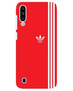 Чехол для ZTE Blade A7 (2020) с картинкой «Красный минимализм Adidas»