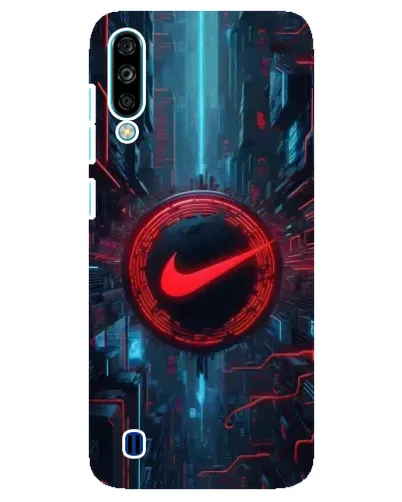 Чехол для ZTE Blade A7 (2020) с картинкой «Техногенный стиль Nike»