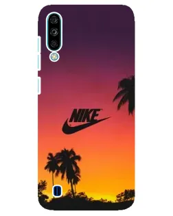 Чехол для ZTE Blade A7 (2020) с картинкой «Nike на закате солнца»