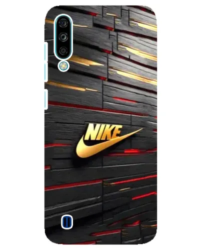 Чехол для ZTE Blade A7 (2020) с картинкой «Золотой Nike на металле»