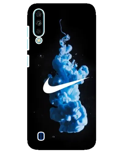 Чехол для ZTE Blade A7 (2020) с картинкой «Nike и синий дым»