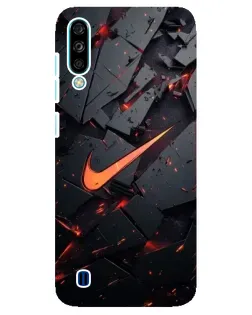Чехол для ZTE Blade A7 (2020) с картинкой «Nike — эффект разломов»