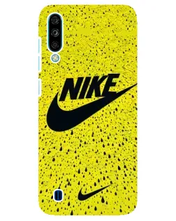 Чехол для ZTE Blade A7 (2020) с картинкой «Желтый текстурный Nike»