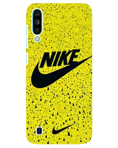Чехол для ZTE Blade A7 (2020) с картинкой «Желтый текстурный Nike»
