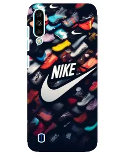 Чехол для ZTE Blade A7 (2020) с картинкой «Коллекция кроссовок Nike»