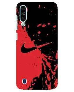 Чехол для ZTE Blade A7 (2020) с картинкой «Красные брызги Nike»
