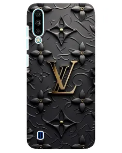 Чехол для ZTE Blade A7 (2020) с картинкой «Кожаная текстура LV»