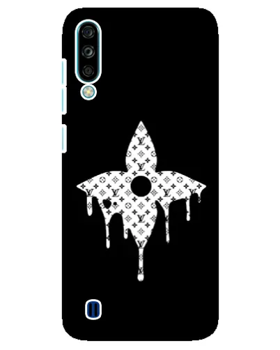 Чехол для ZTE Blade A7 (2020) с картинкой «Цветочная монограмма»