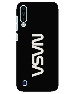 Чехол для ZTE Blade A7 (2020) с картинкой «NASA — вертикальный логотип»