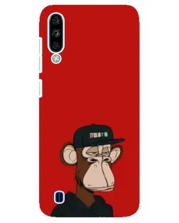 Чехол для ZTE Blade A7 (2020) с картинкой «Bored Ape — красный фон»