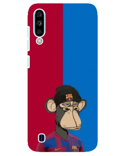Чехол для ZTE Blade A7 (2020) с картинкой «Bored Ape — фанат Барсы»