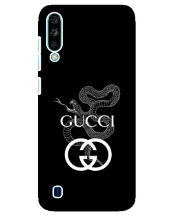 Чехол для ZTE Blade A7 (2020) с картинкой «Gucci — серебряная змея»