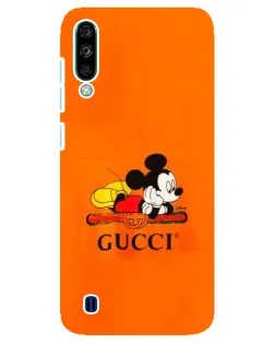 Чехол для ZTE Blade A7 (2020) с картинкой «Микки Маус Gucci — оранж»