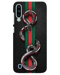 Чехол для ZTE Blade A7 (2020) с картинкой «Gucci — змея на полосе»