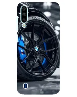 Чехол для ZTE Blade A7 (2020) с картинкой «Колесо BMW вблизи»