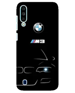 Чехол для ZTE Blade A7 (2020) с картинкой «Минималистичный принт BMW M3»