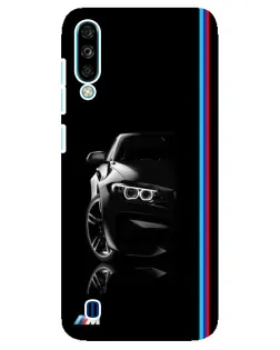Чехол для ZTE Blade A7 (2020) с картинкой «Силуэт BMW в темноте»
